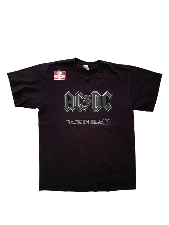 2010 Ac/dc back in black tee