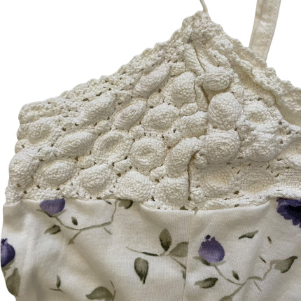 Victoria’s secret floral crochet top