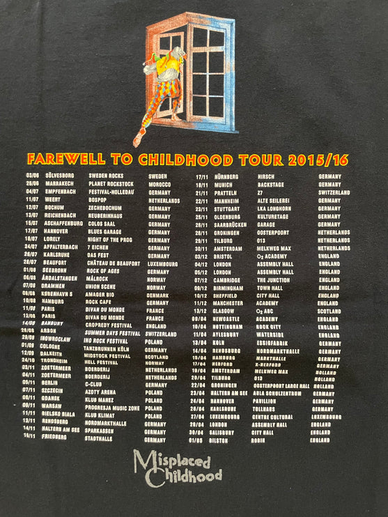 Fish farewell to childhood tour tee
