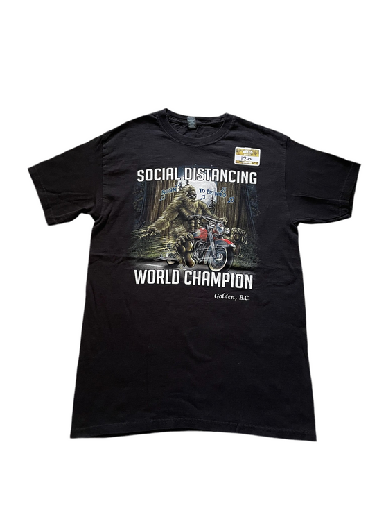 Social Distancing World Champion tee