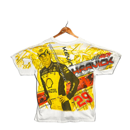 Vintage Kevin Harvick #29 NASCAR All-Over Print T-Shirt