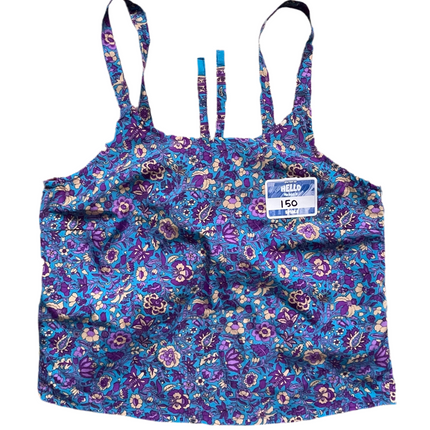 Floral reversible top