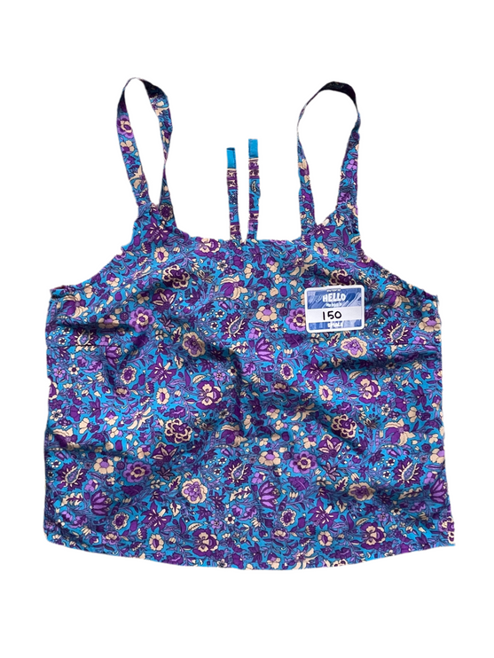 Floral reversible top