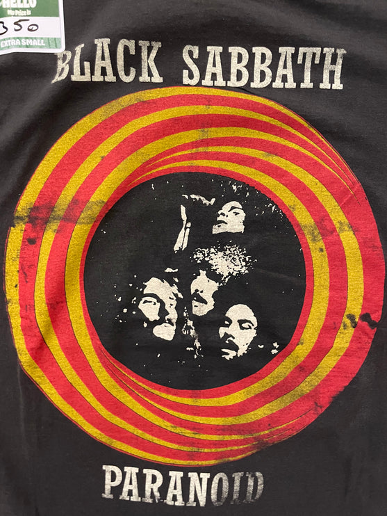 90s single-stitched black sabbath paranoid tee