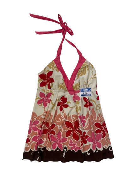 Floral tankini top