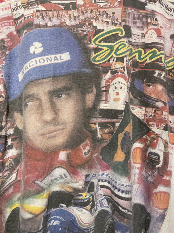 Rare senna f1 single-stitched tee