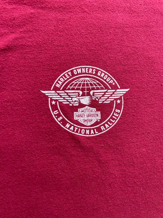 2002 harley owners 10th annual group h.o.g rally tee