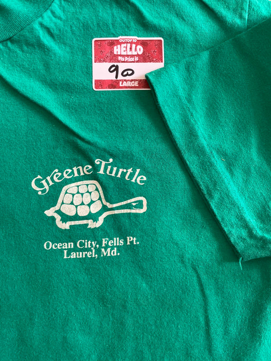 Greene turtle single-stitched tee