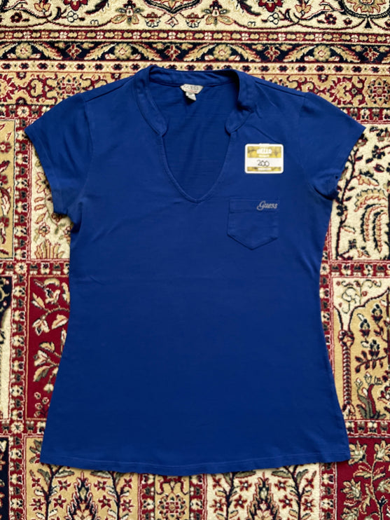Guess blue pocket tee