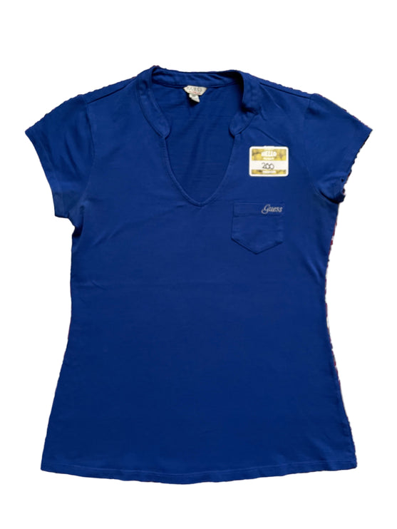 Guess blue pocket tee