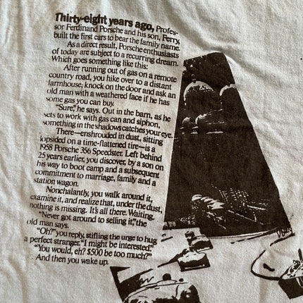 Rare Porsche single-stitched tee