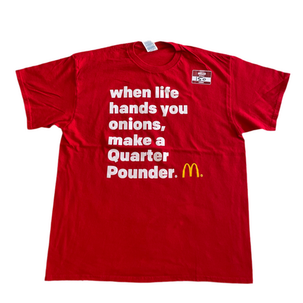 Mcdonald’s quarter pounder tee