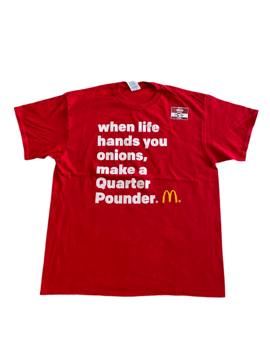 Mcdonald’s quarter pounder tee