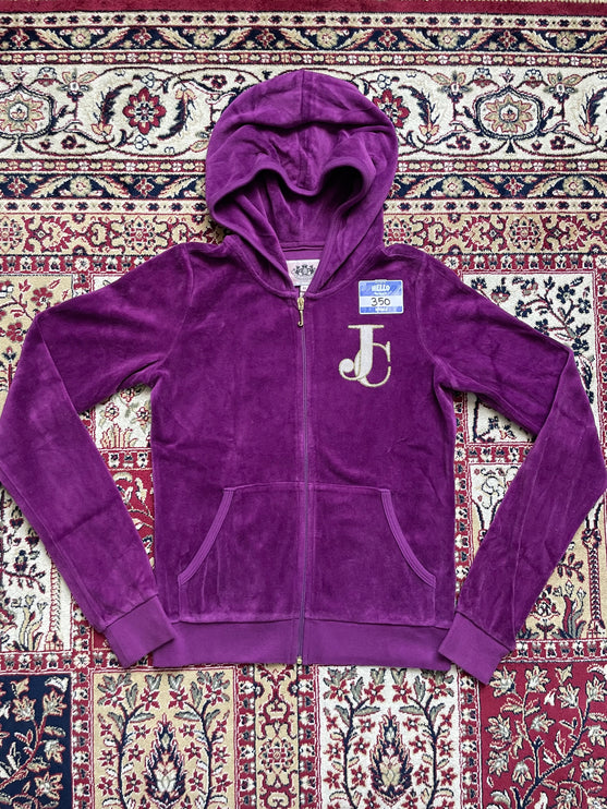 Purple velour juicy couture jacket