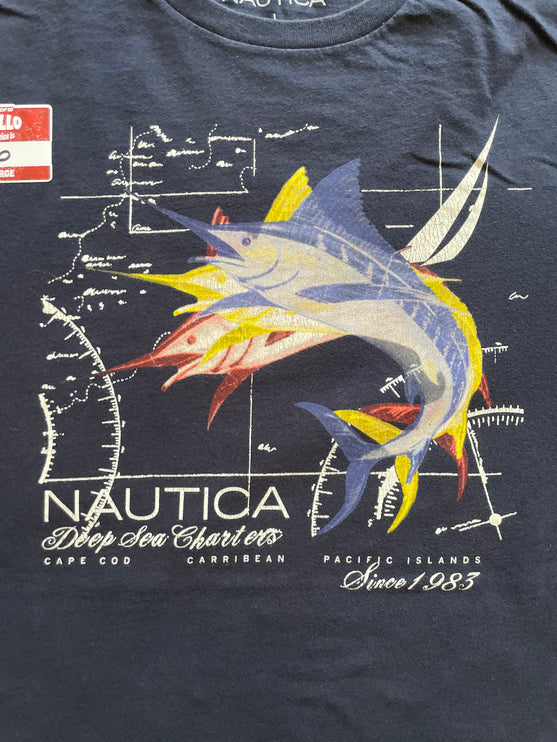 Nautica deep sea charters tee