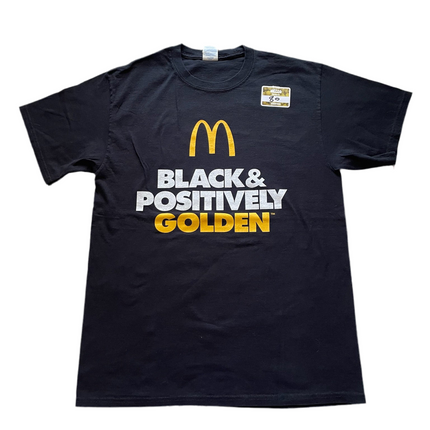 McDonald’s Black & Positively Golden tee
