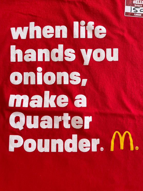 Mcdonald’s quarter pounder tee