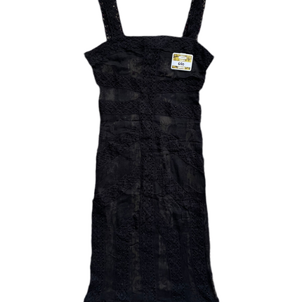 Moschino knitted see through dress