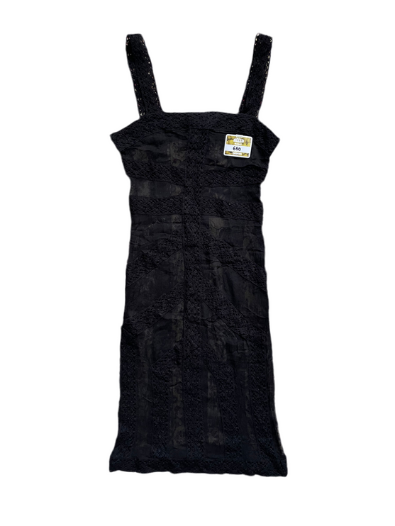 Moschino knitted see through dress