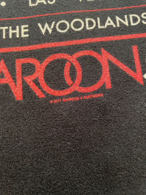 2011 Maroon 5 tour tee