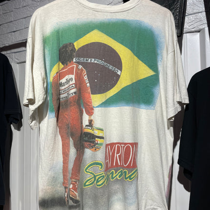 Rare senna f1 single-stitched tee