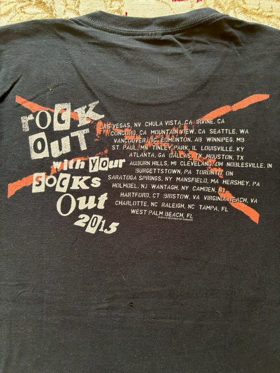 2015 5 Seconds of Summer rock out with your socks out tee
