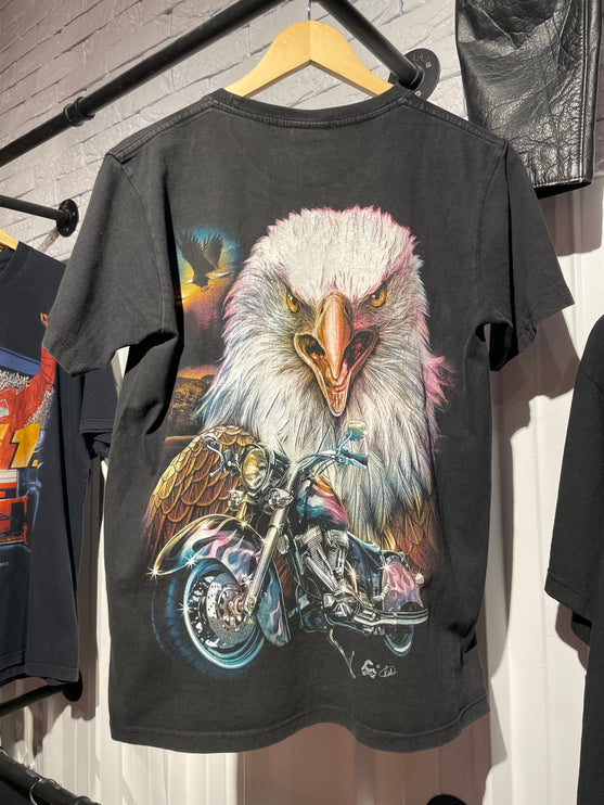 Eagle and bike tee