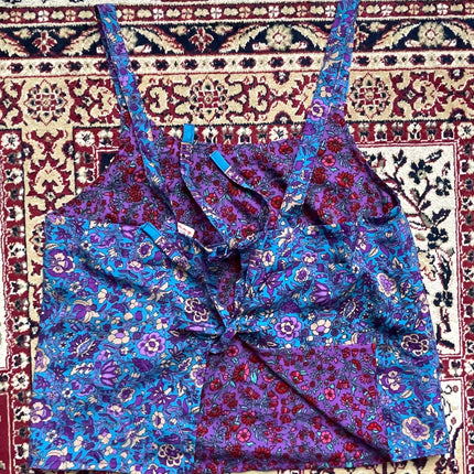 Floral reversible top