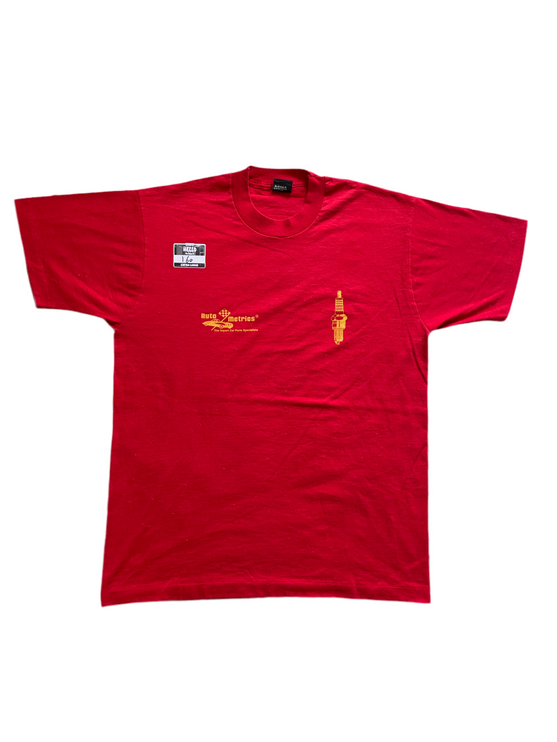 Auto metrics single-stitched tee