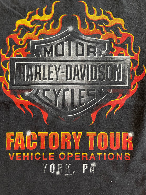 2010 harley-davidson factory tour tee