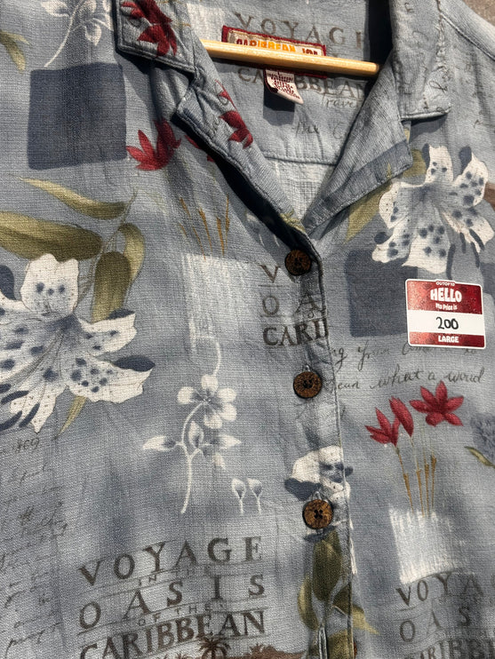Voyage of the oasis in the Caribbean vintage shirt