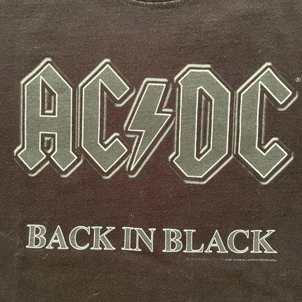 2010 Ac/dc back in black tee