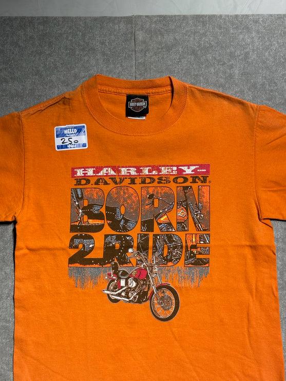 Harley-Davidson born 2 ride tee