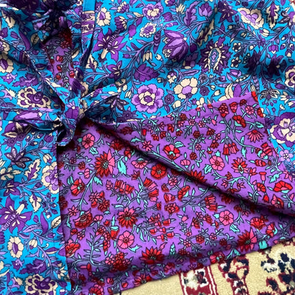 Floral reversible top