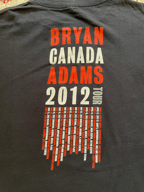 Bryan Adams Canada 2012 tour tee