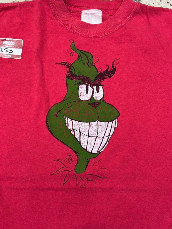 90s the grinch single-stitched tee