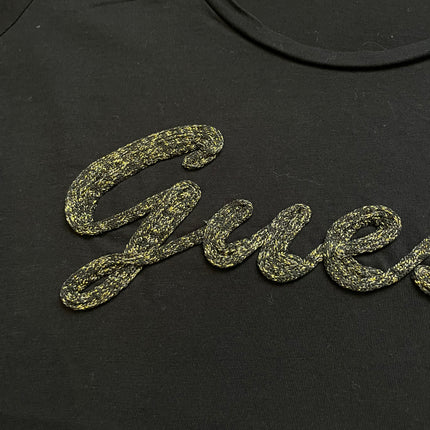 Guess crochet logo tee
