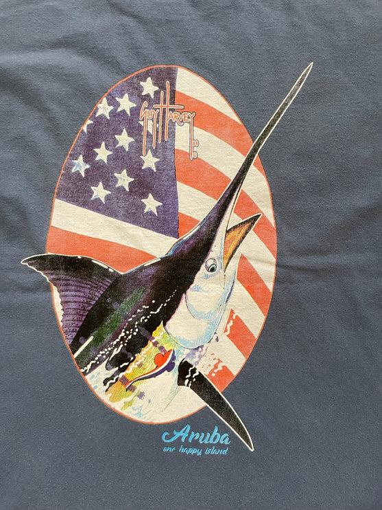 Guy Harvey Aruba fish wear tee