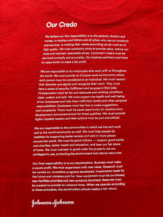 Johnson&Johnson tee