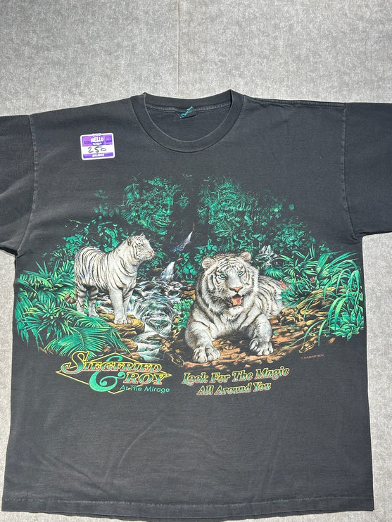 Shegfried roy at the mirage single-stitched tee