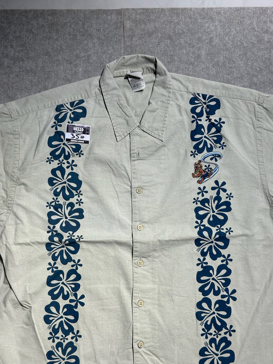 Scooby doo hawaiian button-up shirt
