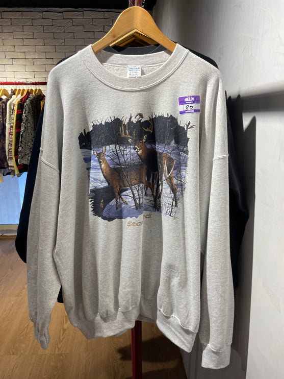 Startled crew neck sweatshirt