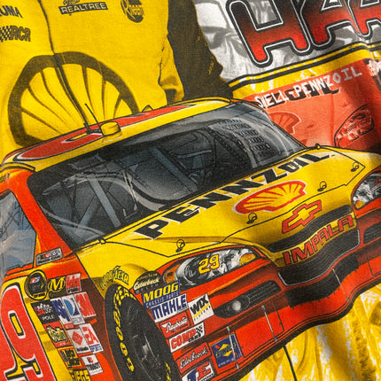 Vintage Kevin Harvick #29 NASCAR All-Over Print T-Shirt