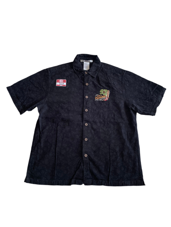 Mickey in paradise button-up shirt