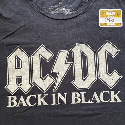ACDC Back in Black tee