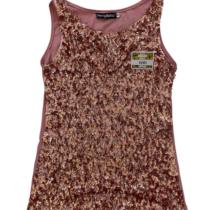 Pink sequins top