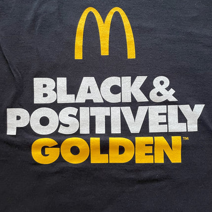 McDonald’s Black & Positively Golden tee