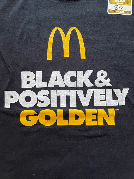 McDonald’s Black & Positively Golden tee