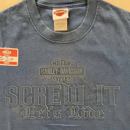 2008 harley-davidson screw it lets ride johannesburg tee