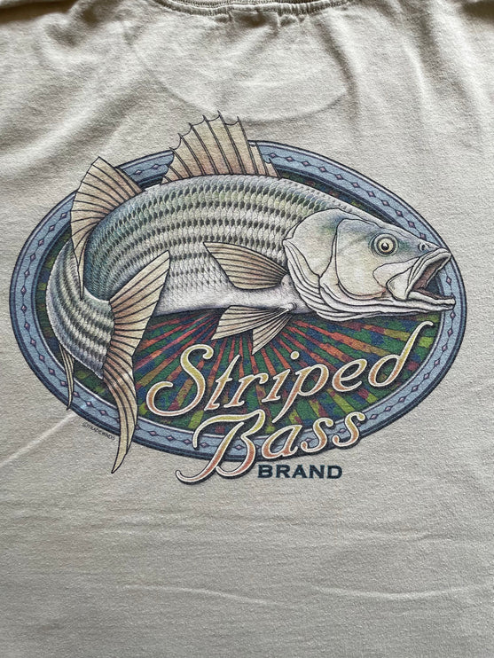 Striped bass brand tee